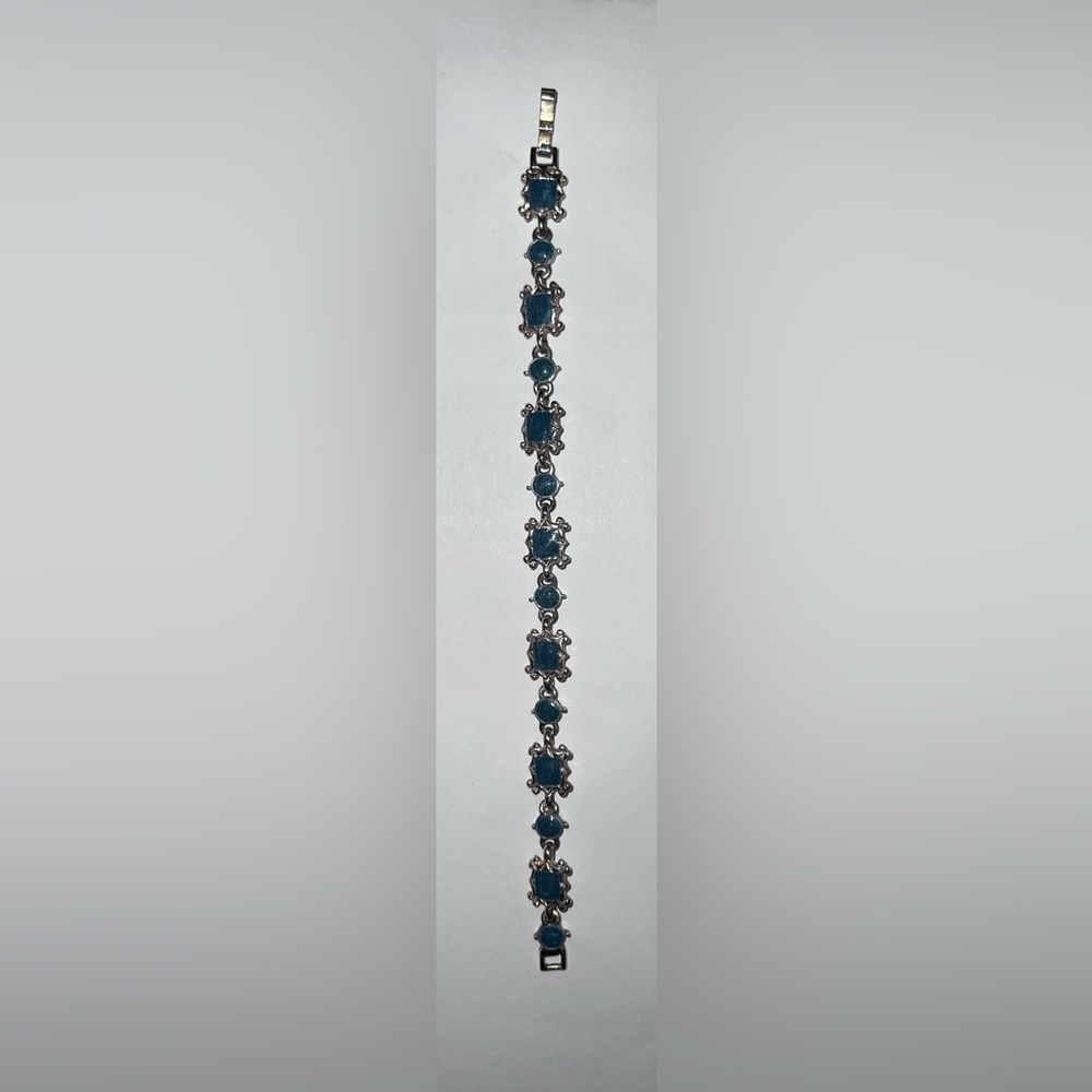 Vintage Denim Plus Enamelled Retired Premiere Design Bracelet  8”
